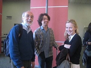Lorenzo Ghielmi avec ses élèves : Magdalena Malec et Joan Boronat Sanz