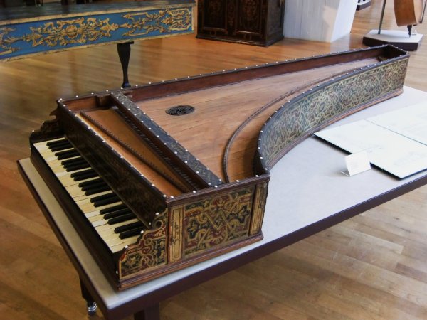 Clavecin de Vito Trasuntino (Venise, 1560) - Berlin, Musikinstrumentenmuseum