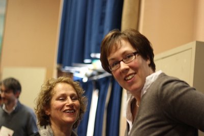 Marieke Spaans (master-class à Saint-Maur) et Aline Zylberajch.
